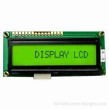 Character Dot Matrix LCD Module with 16 x 1 Pixels Resolution and 120 x 23mm Viewing Area